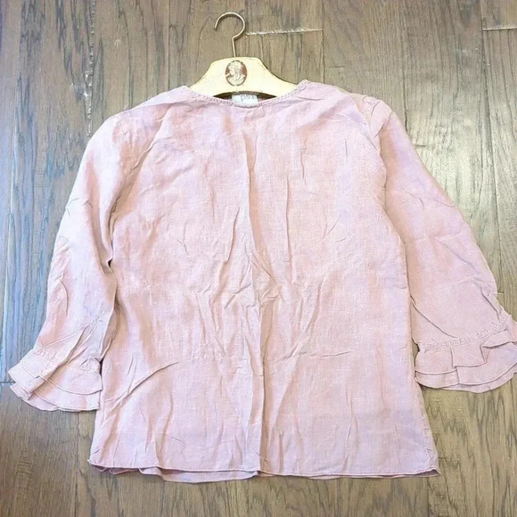 Hemp Blend  Blouse - Picture 8 of 11